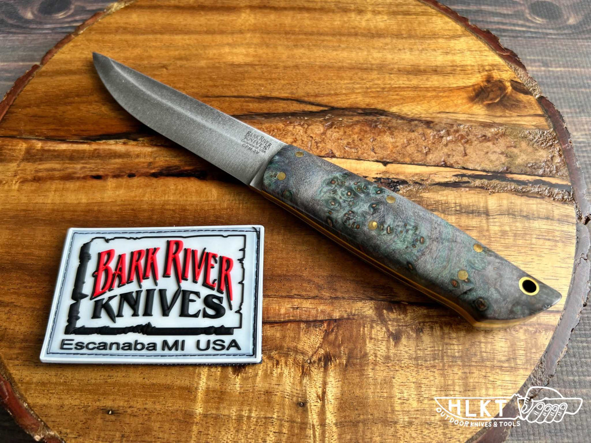 BARK RIVER KNIVES PUUKKO 3-V Mystic Maple Burl – HLKT