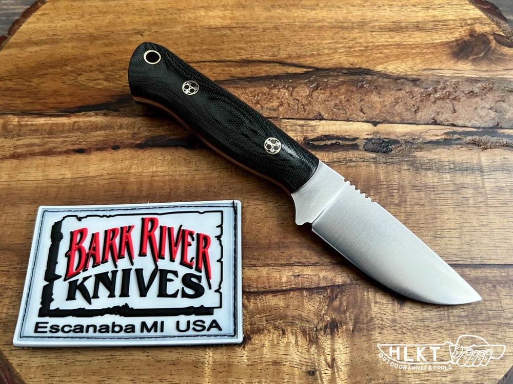 BARK RIVER KNIVES BRAVO-NECKER CPM-154 Black Canvas – HLKT