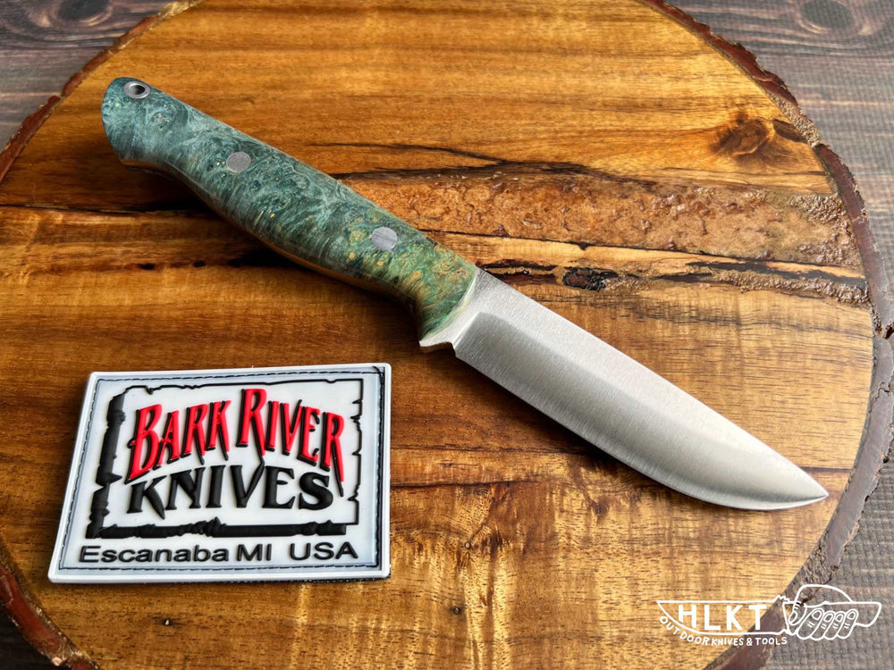 BARK RIVER KNIVES GUNNY CPM-3V Ocean Blue Maple Burl – HLKT BARK RIVER KNIVES GUNNY CPM-3V Ocean Blue Maple Burl – HLKT